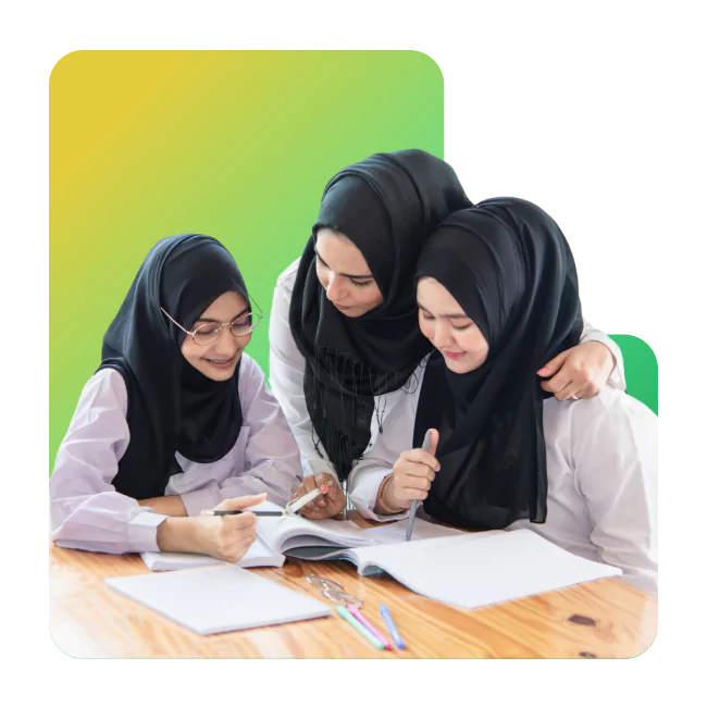 Perempuan muslim berdiskusi